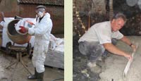 limecrete mixing and application